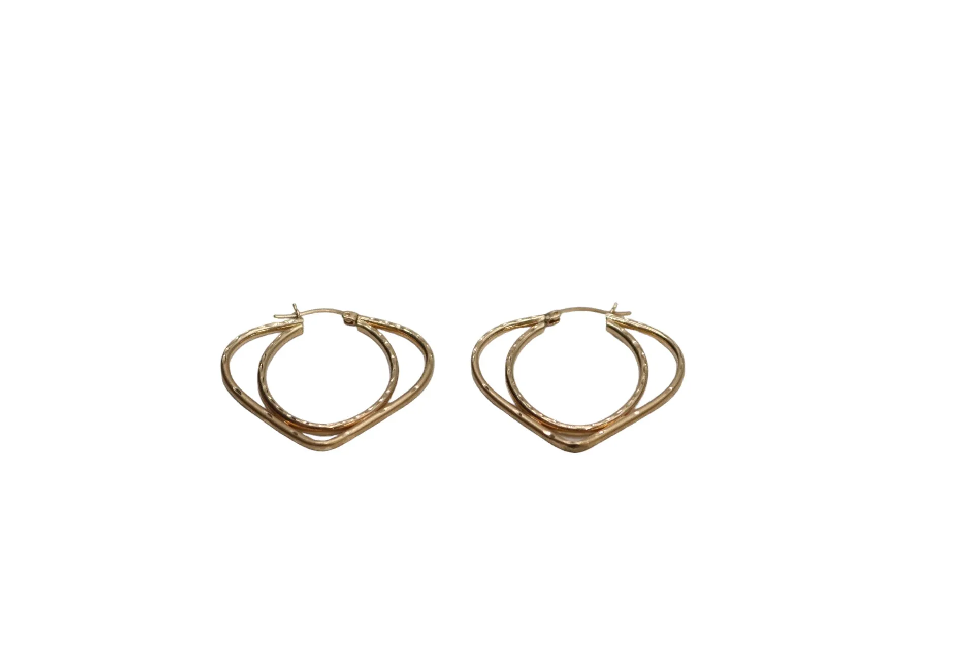 14K Yellow Gold Fancy Earrings (3.3 Grams)