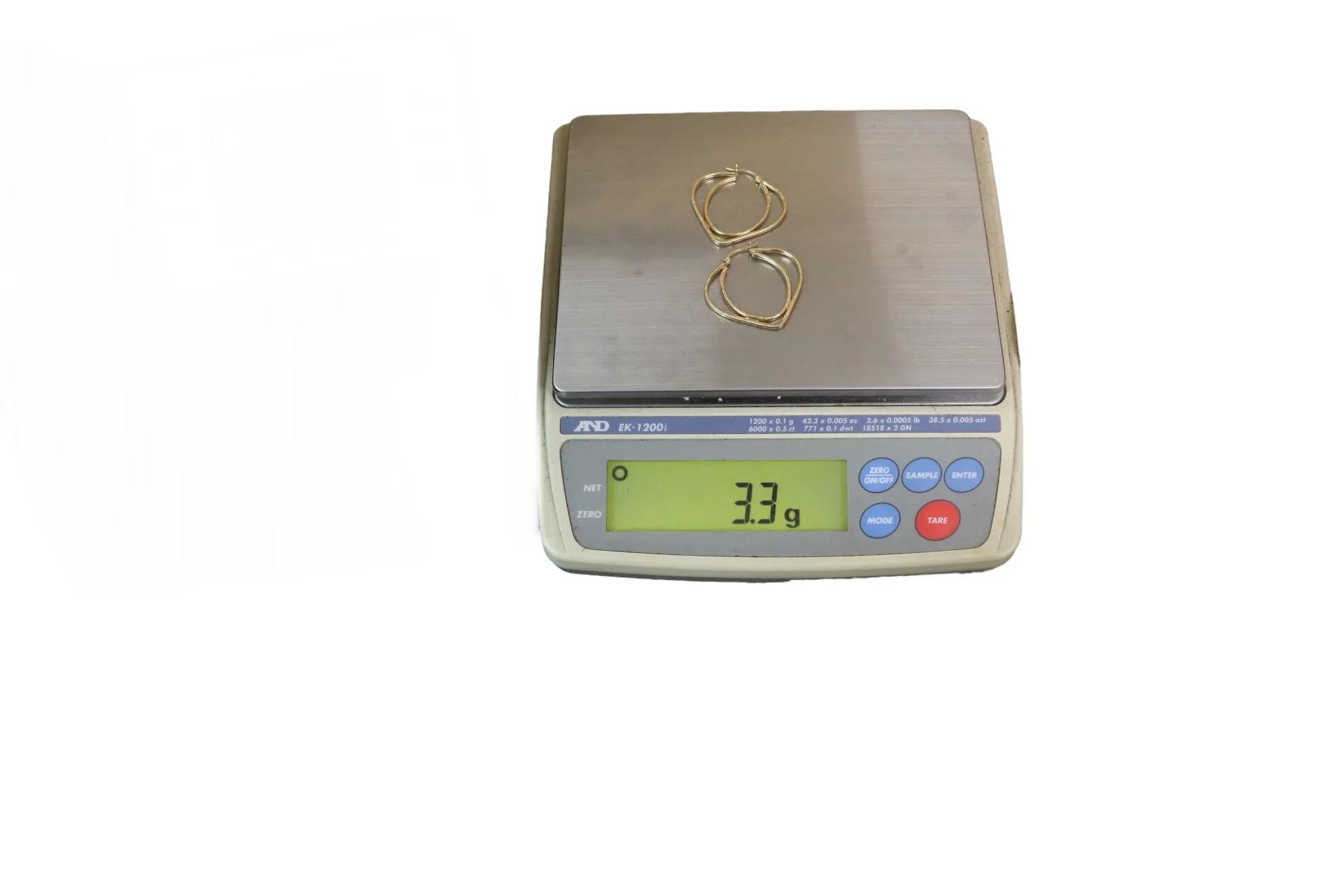 14K Yellow Gold Fancy Earrings (3.3 Grams)