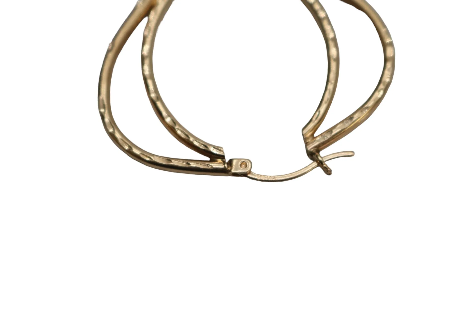 14K Yellow Gold Fancy Earrings (3.3 Grams)