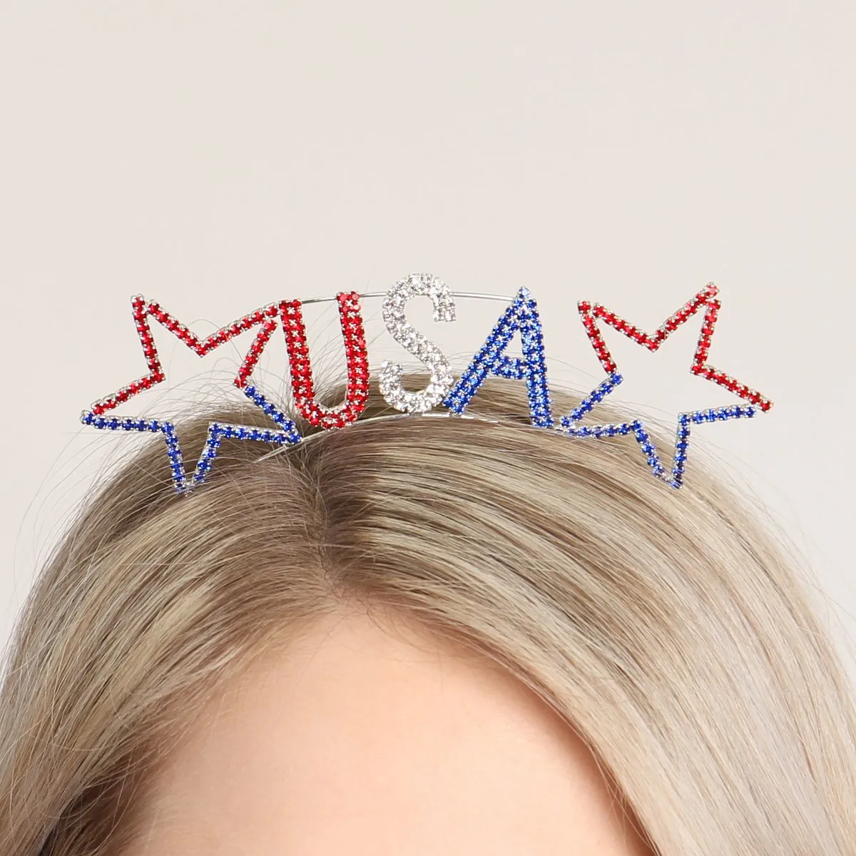 71475 - Usa With Stars Headband