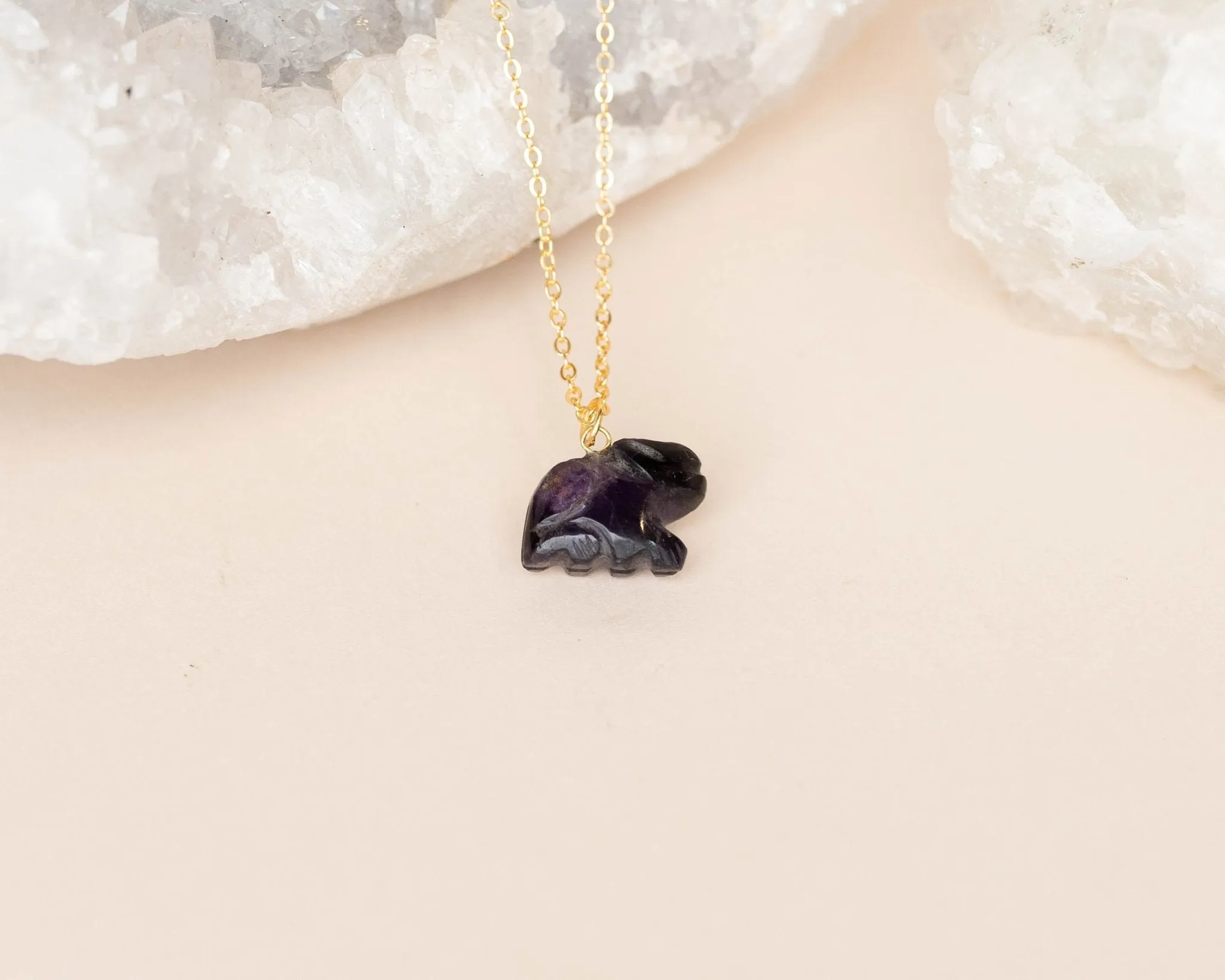 Amethyst Figurine Pendant