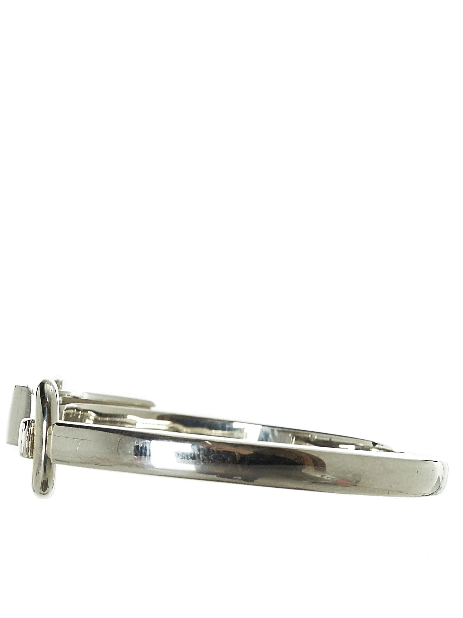 Carabiner Bangle (AMBBGL565-SILVER)