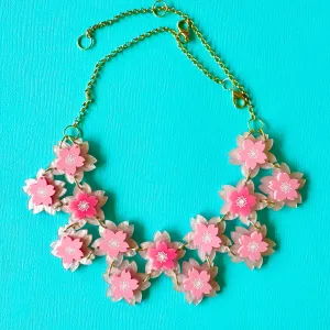 Cherry Blossom 🌸 - Necklace - Set of 2