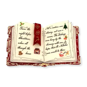 Christmas Eve book - Brooch