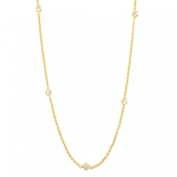 COVA ACCENTED DAINTY NECKLACE | GOLD FILLED
