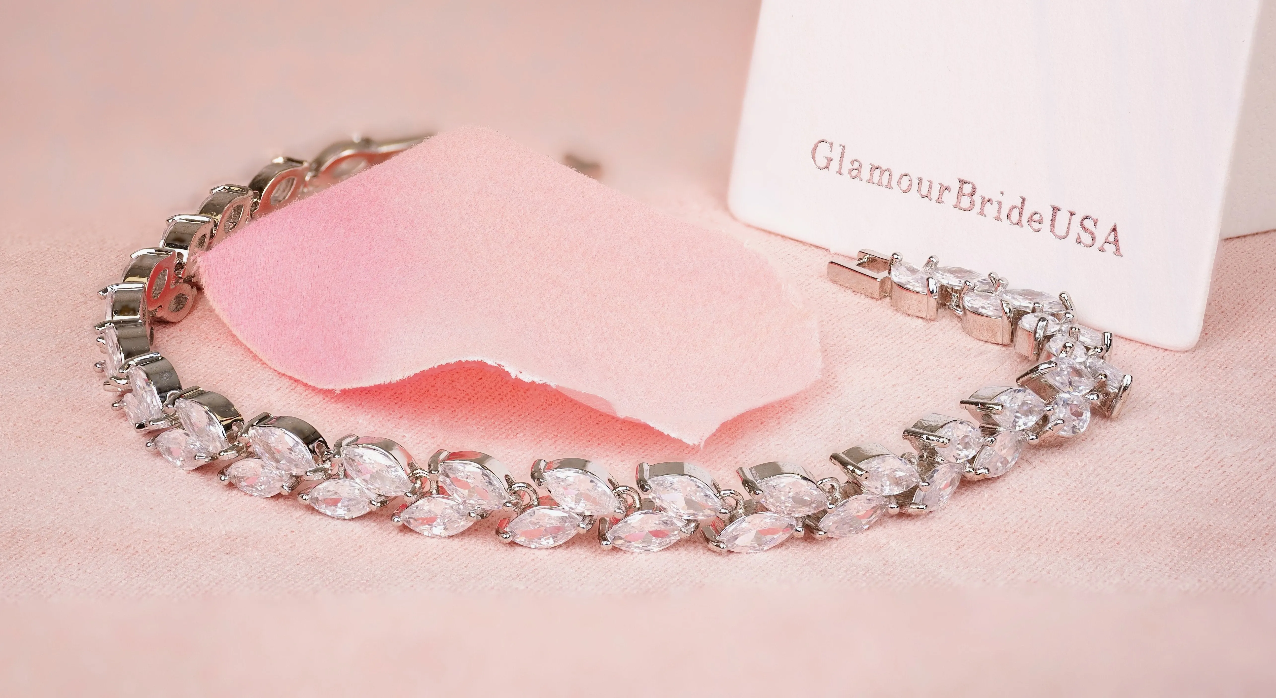 Crystal Tear Drop Earrings - Kayla