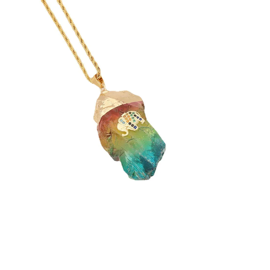 Fashion Crystal Electroplating Pendants