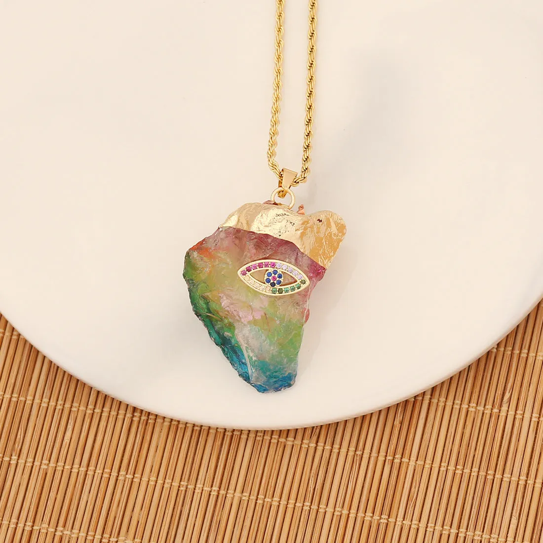 Fashion Crystal Electroplating Pendants