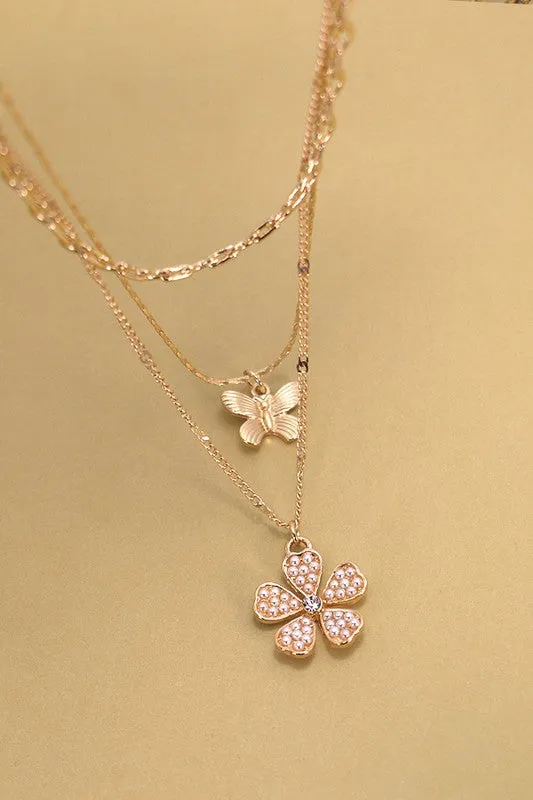 Fly Away Layered Necklace