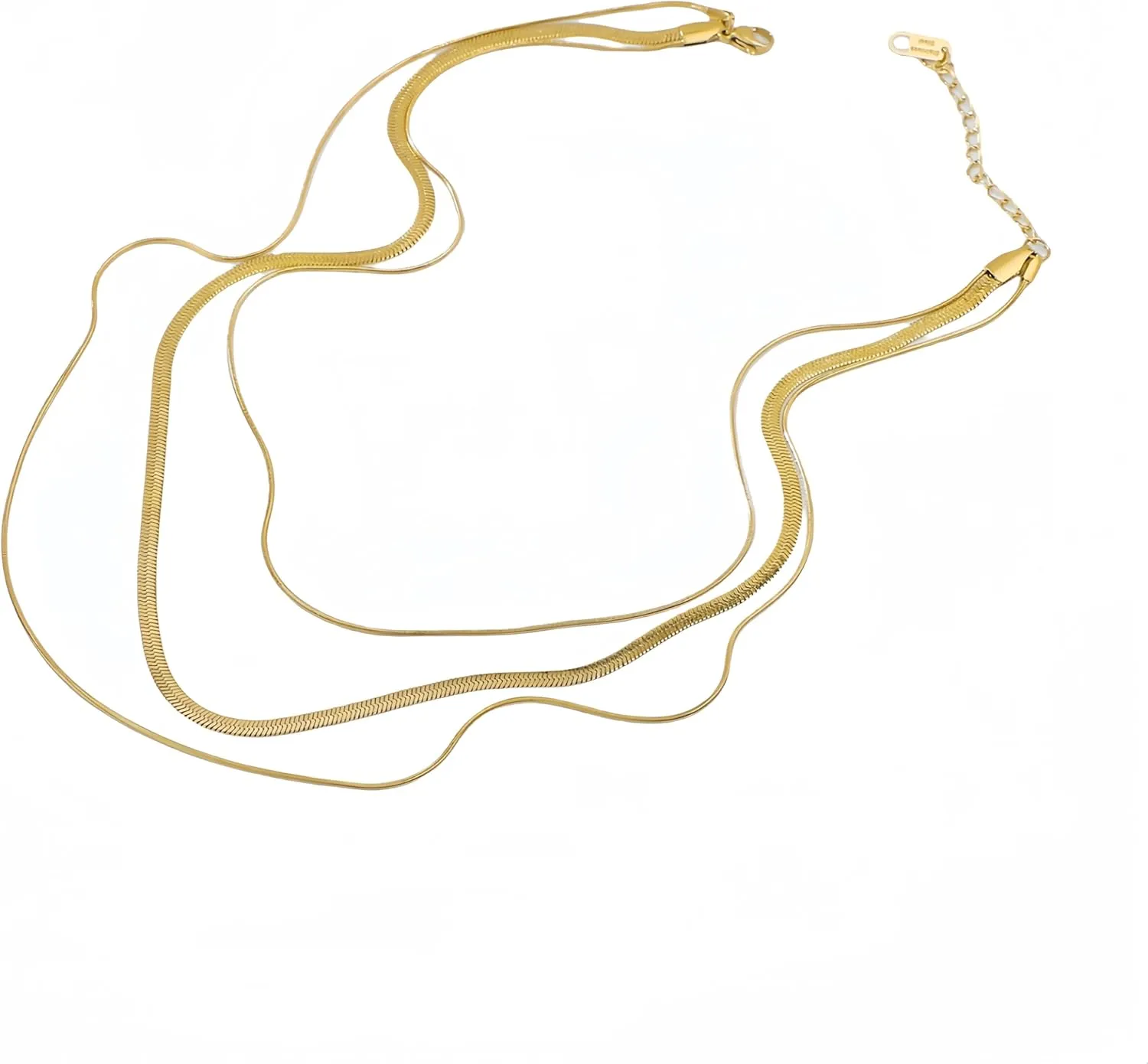 Generic PINKPIN 14K Gold Plated Necklaces for Women Dainty Layered Necklace for Women Gold Choker Necklace Layered Necklaces for Women Gift