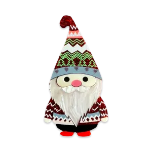 Gnome Santa  2023 - brooch - Set of 2