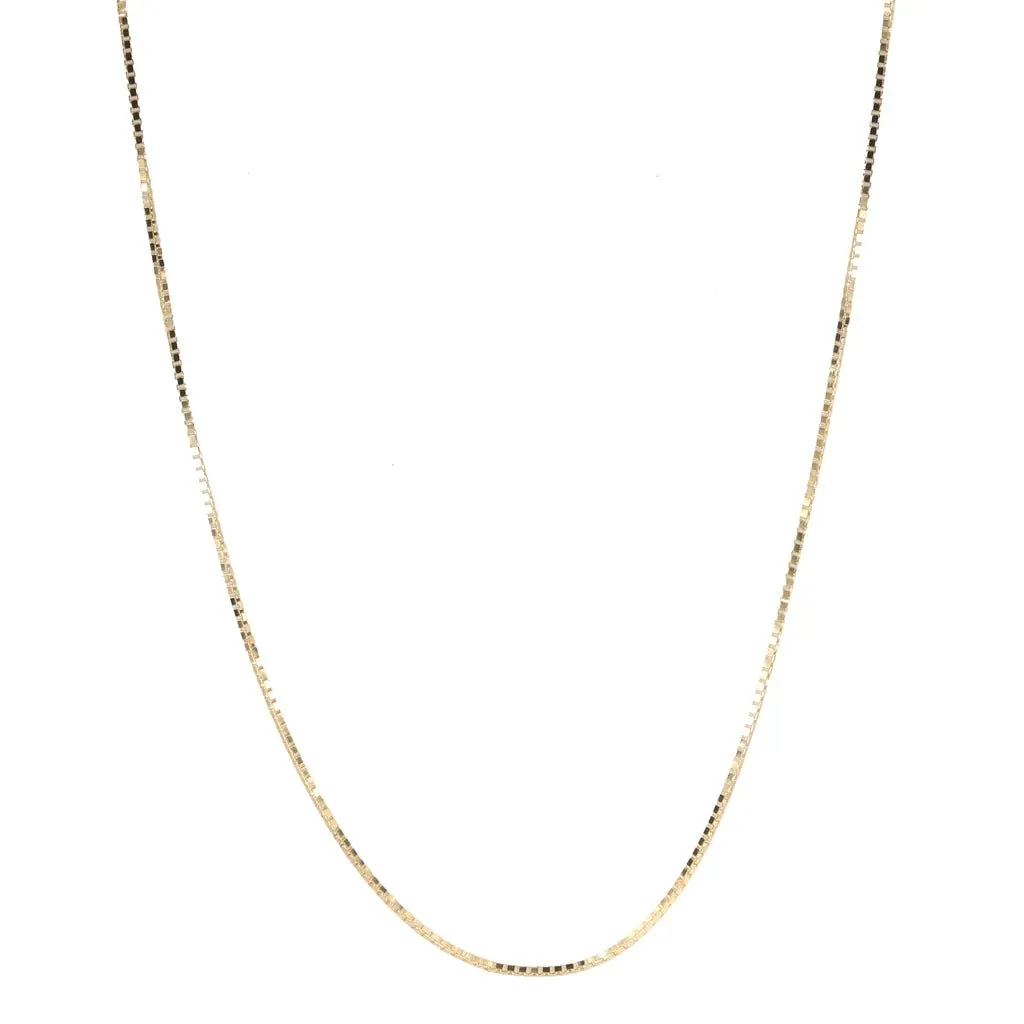Gold Box Chain in 16