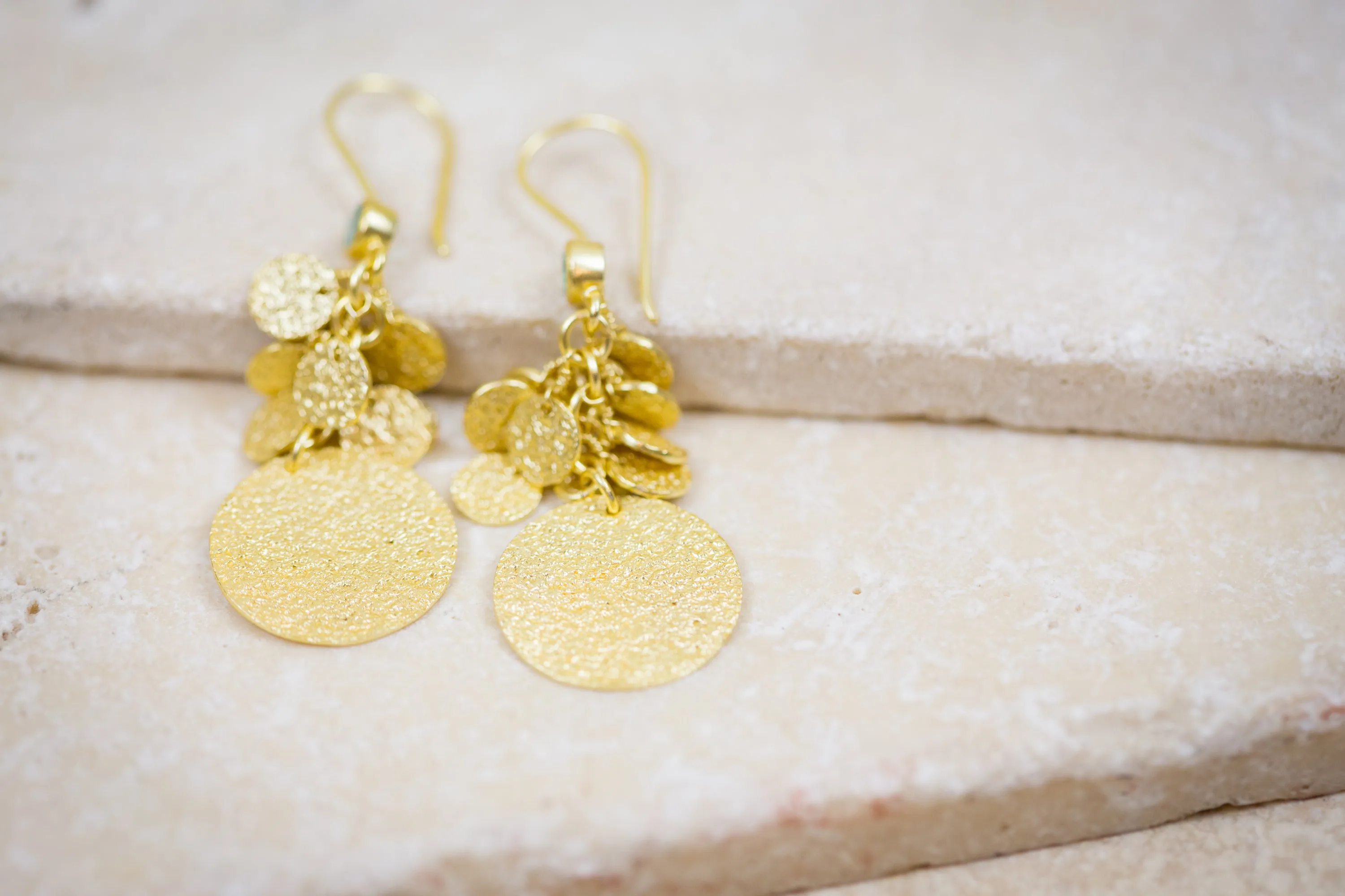 Gold-coin Earrings