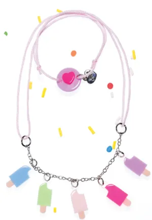 lilies & roses Popsicle Mini Necklace