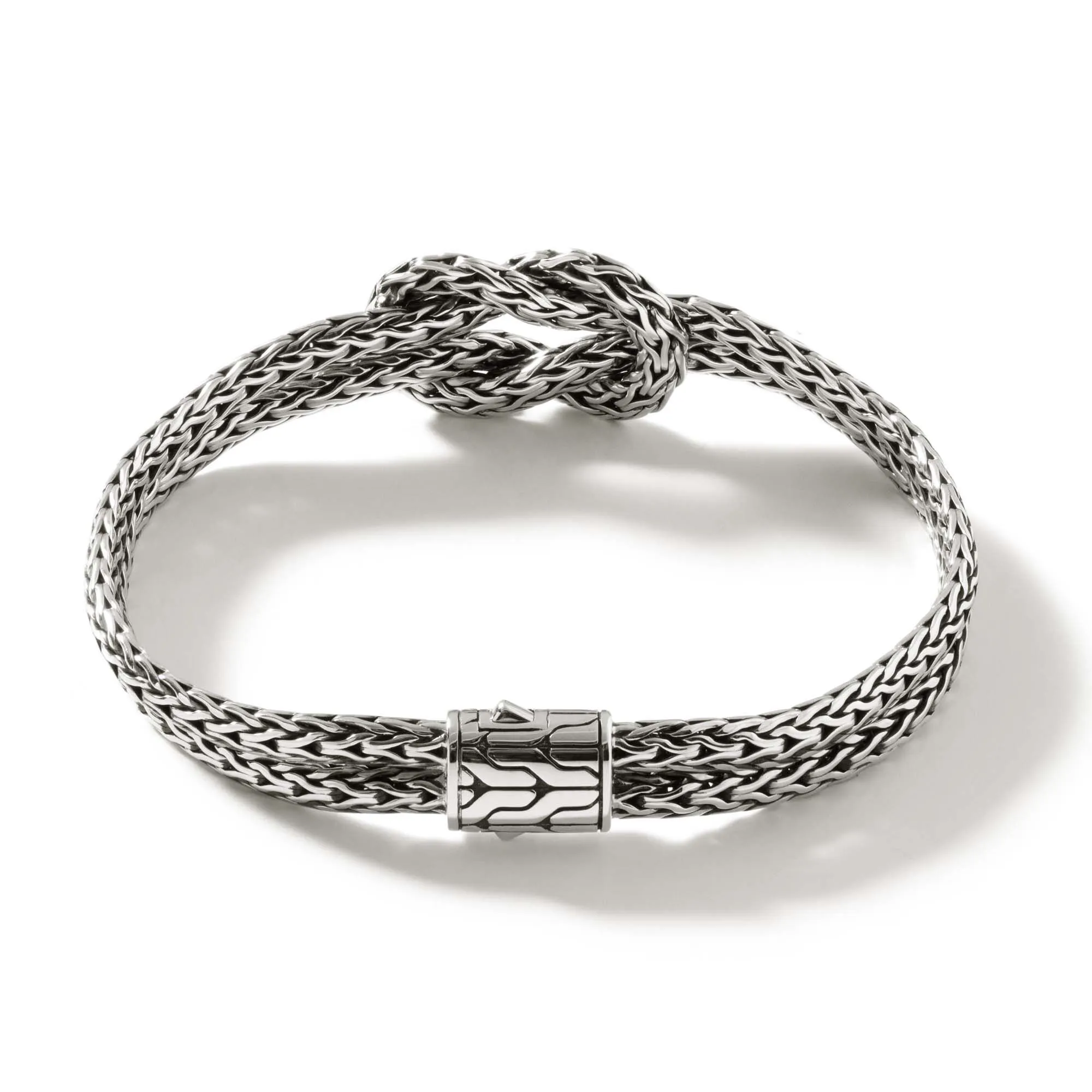 Love Know Silver 7mm Slim Chain Bracelet Sz M by John Hardy