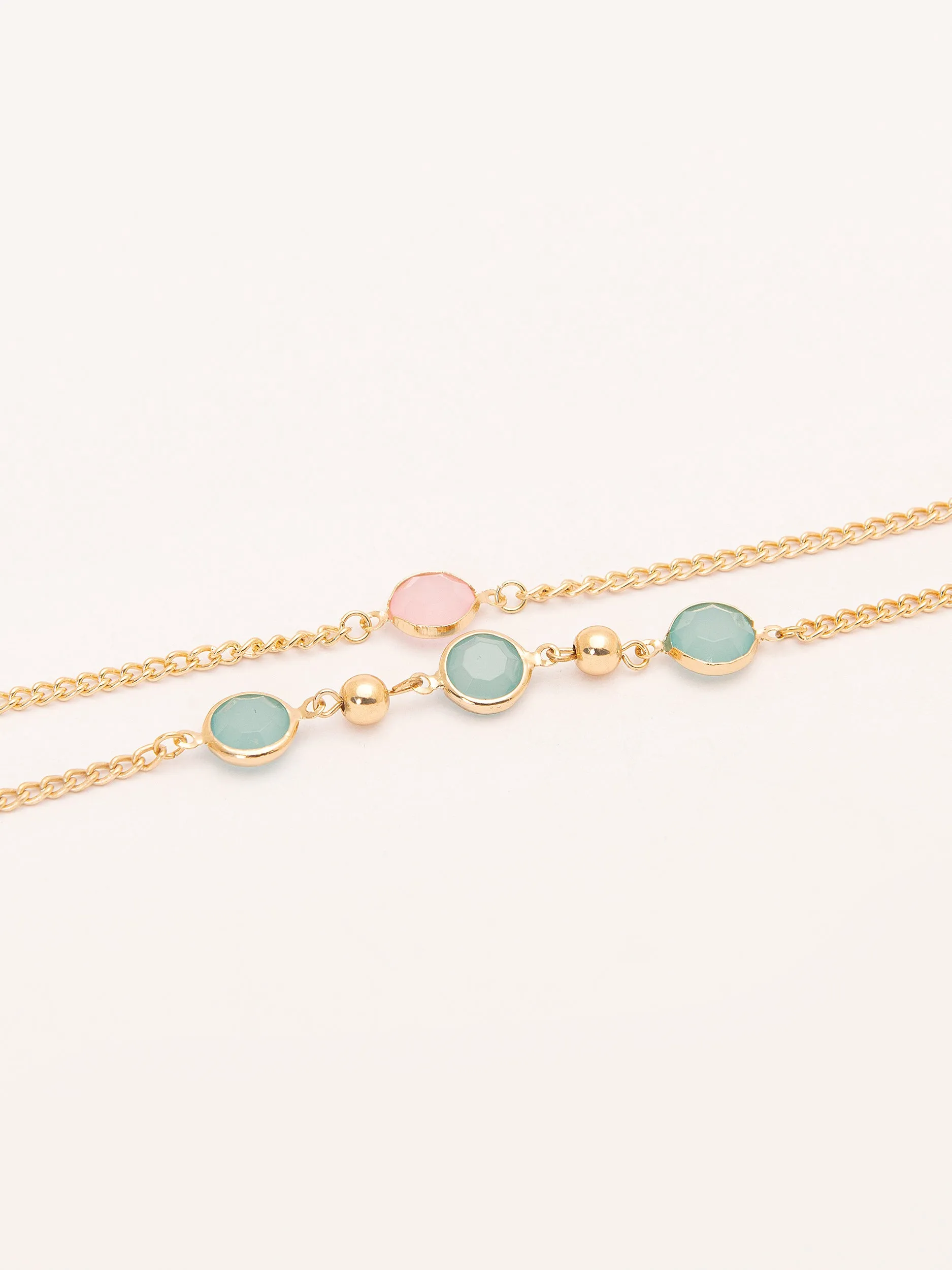 Metallic Layered Bracelet