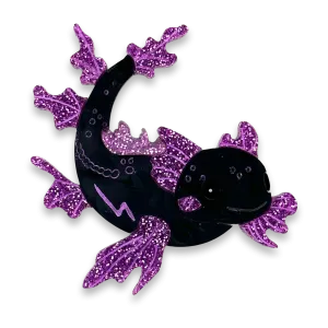 Muffin Axolotl - brooch - Set of 4