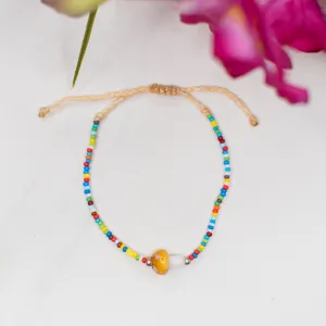 Mushroom String Charm Bracelet