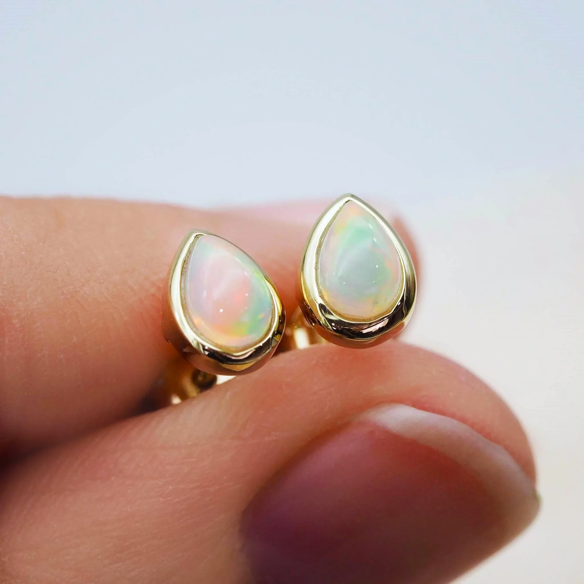 October Birthstone Jewellery Set - Opal Jewellery