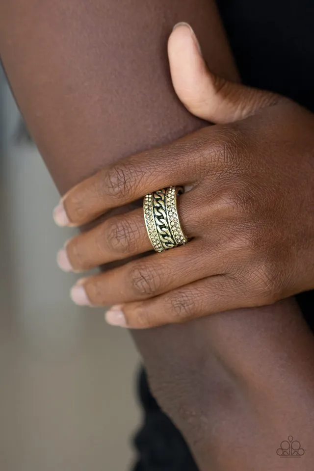 Paparazzi Ring ~ Oh No She Didnt! - Brass