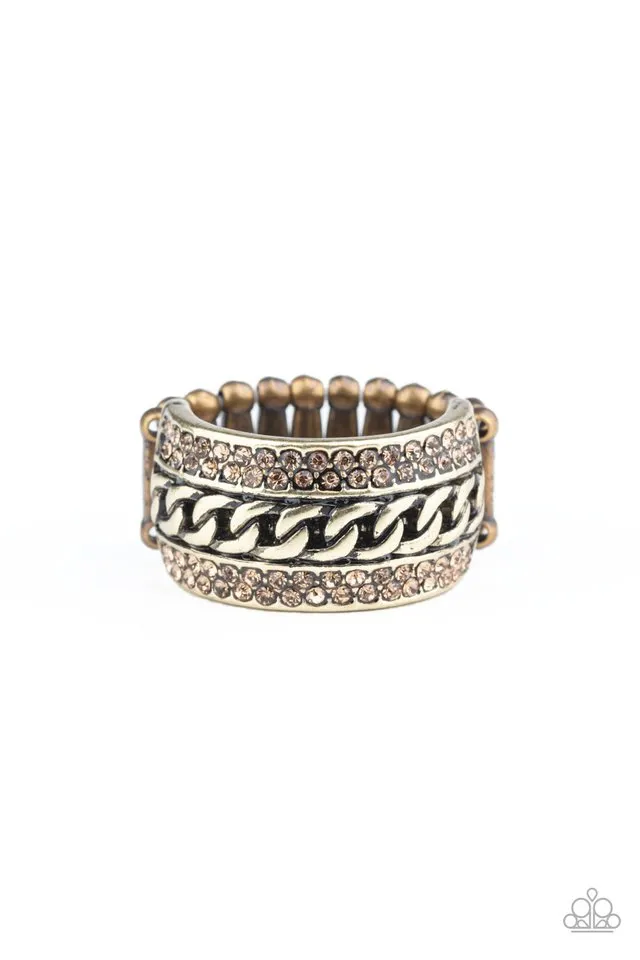 Paparazzi Ring ~ Oh No She Didnt! - Brass