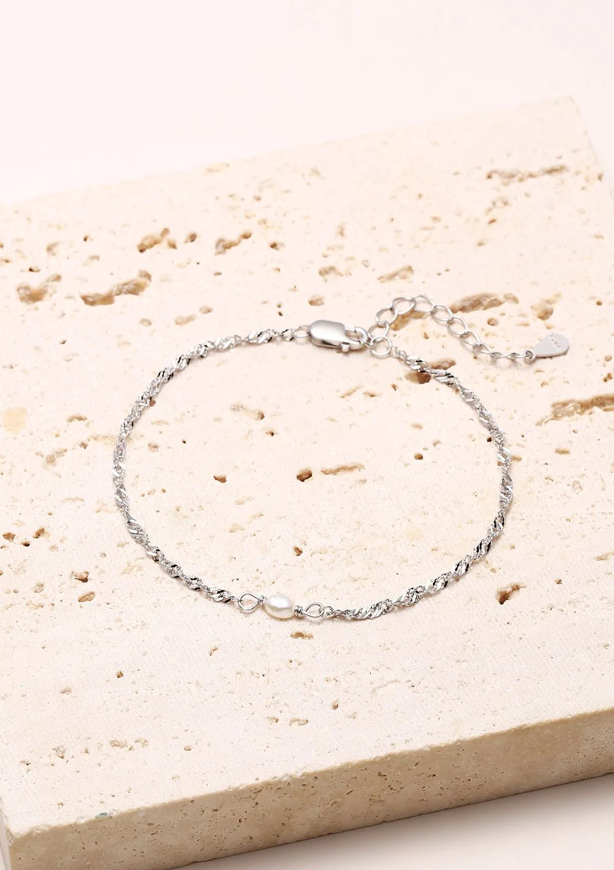 Pearl Bracelet Sterling Silver