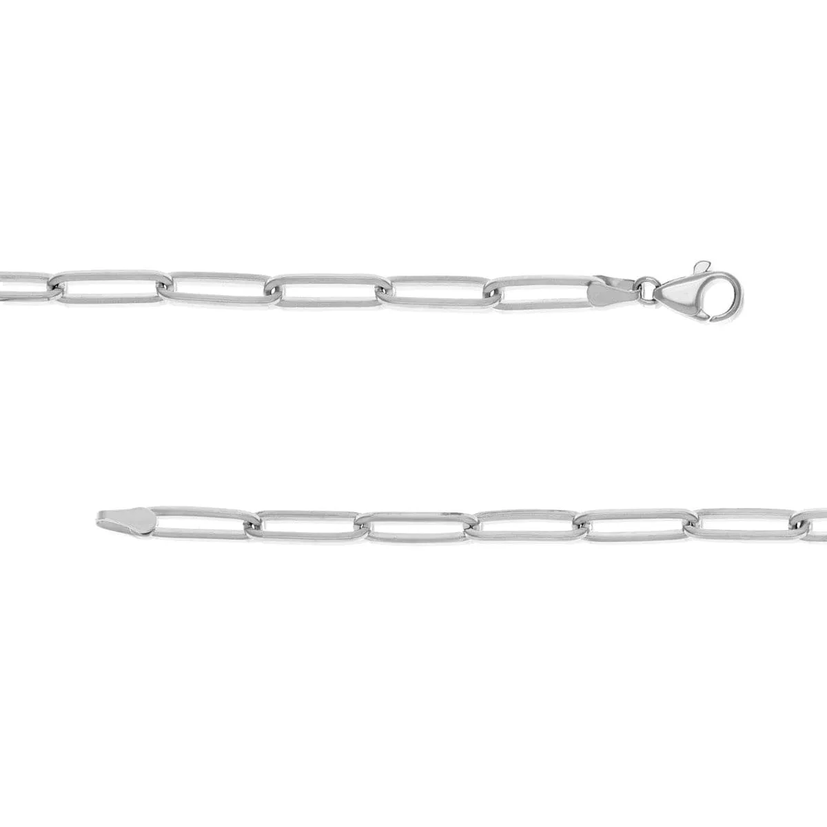 Sterling Silver Paperclip Bracelet