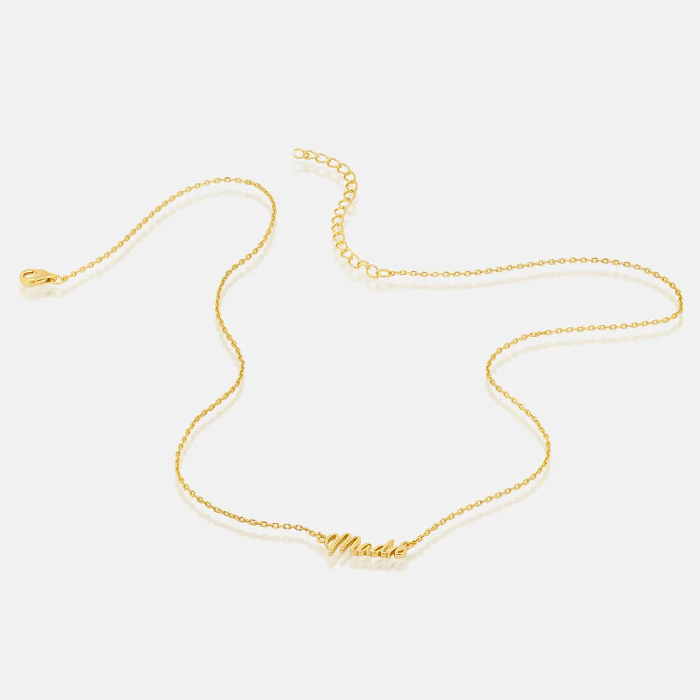 Women's Vermeil Madre Necklace
